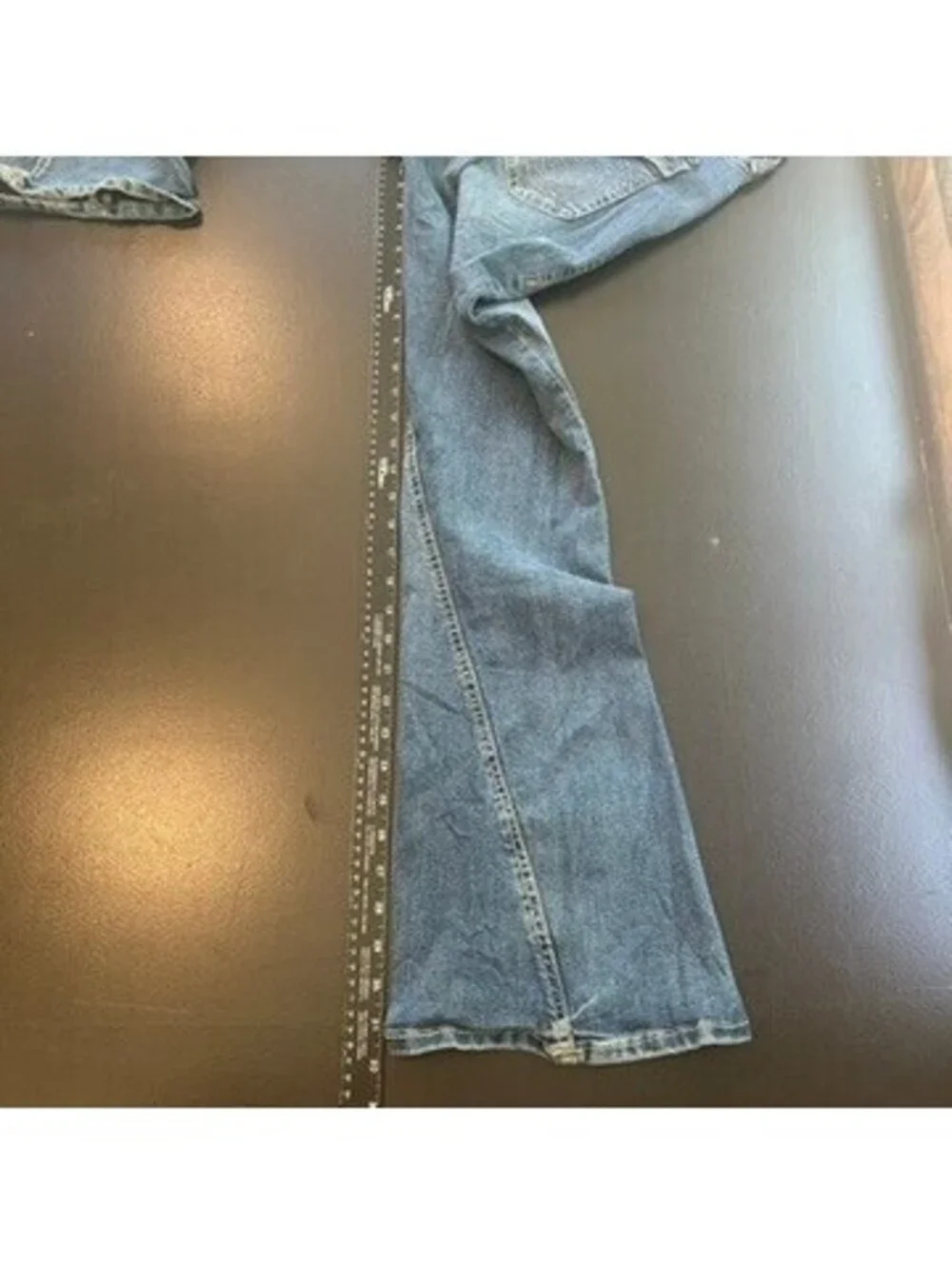 Vintage y2k baggy True Religion Joey mid rise flare jeans light wash
